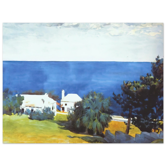 Winslow Homer - SHORE AT BERMUDA Fine Art Poster - Default Title