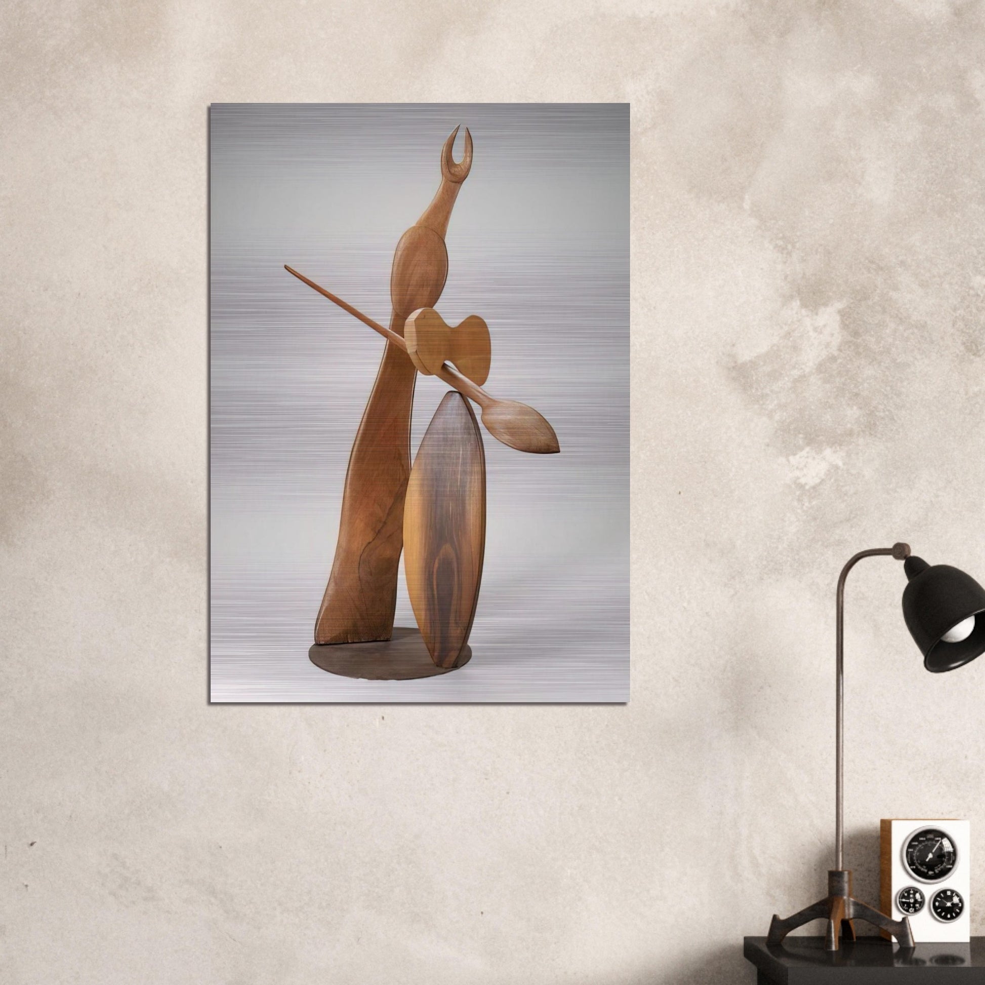 DIANA 1934 - Alexander Calder Brushed Aluminum Print - 70x100 cm / 28x40 inches | Alexander Calder Aluminum Print | Alexander Calder Prints