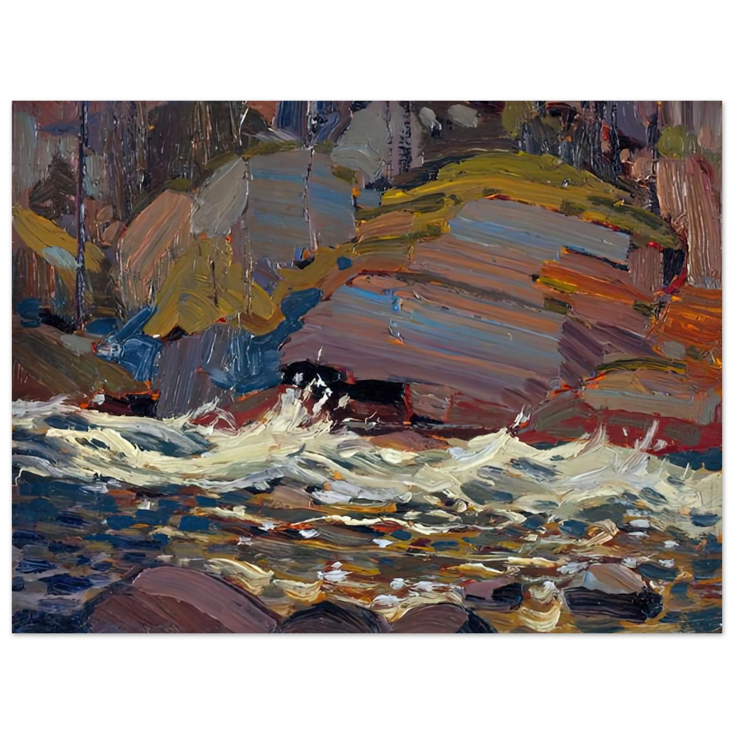 Tom Thomson - SWIFT WATER 1916 Fine Art Poster - Default Title