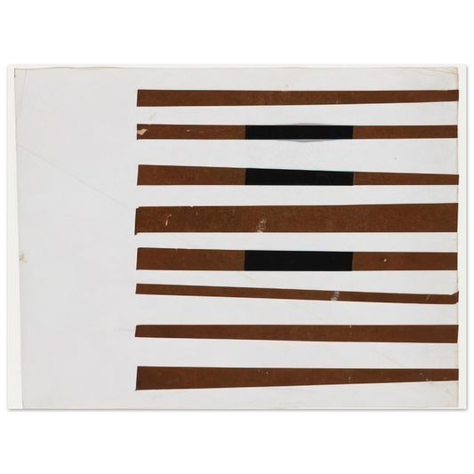 Ellsworth Kelly - Black, Brown, White Fine Art Poster - Default Title