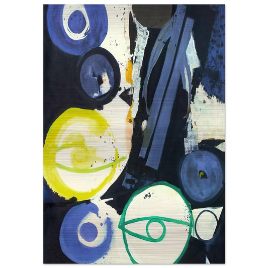 Orakel - 1964 - Ernst Wilhelm Nay Brushed Aluminum Print - 70x100 cm / 28x40 inches | Ernst Wilhelm Nay Aluminum Print | Ernst Wilhelm Nay Prints