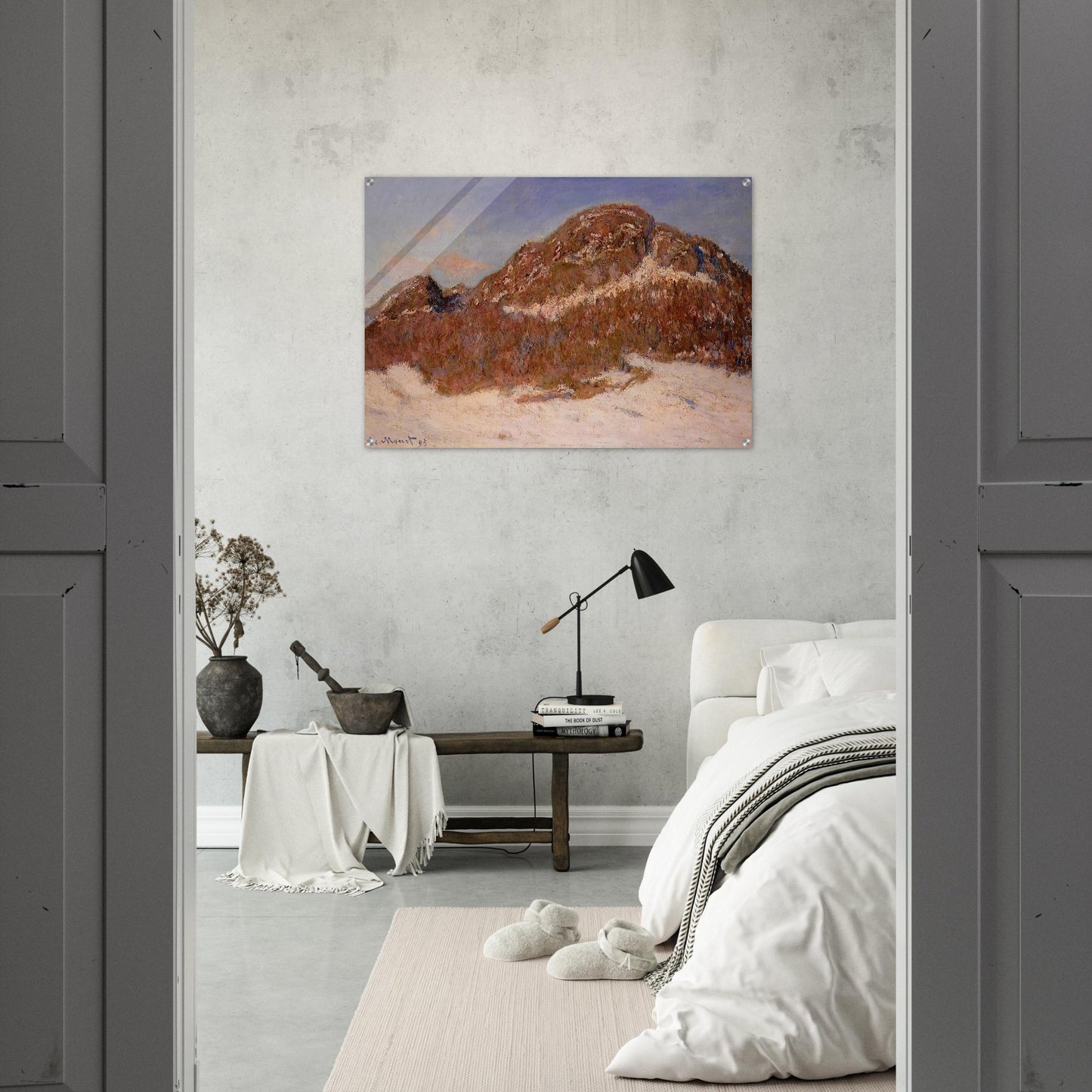 Mount Kolsaas 3 - claude monet Acrylic Print - 70x100 cm / 28x40″ inches | claude monet Wall Art | claude monet Prints