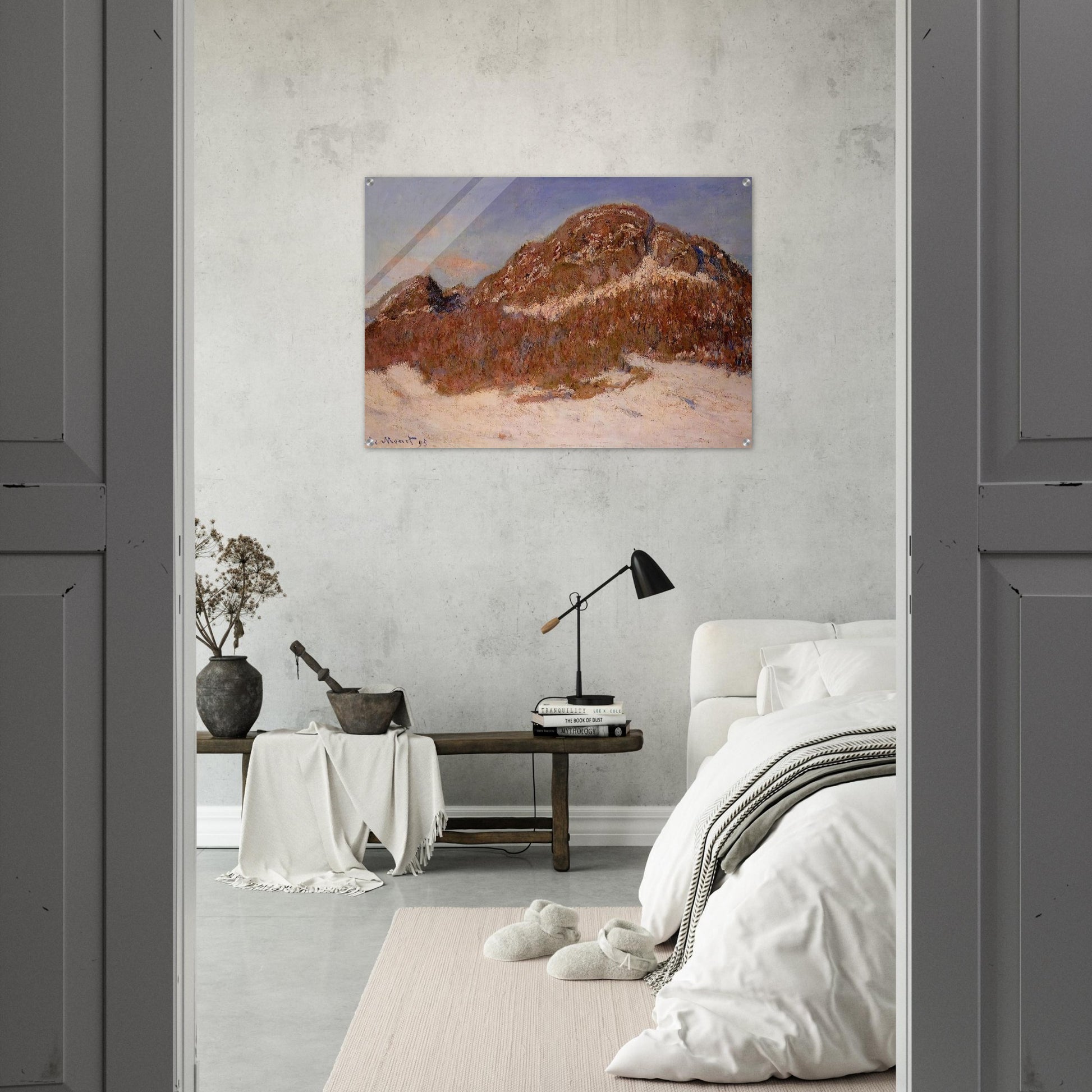 Mount Kolsaas 3 - claude monet Acrylic Print - 70x100 cm / 28x40″ inches | claude monet Wall Art | claude monet Prints