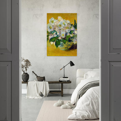 Christmas Roses - claude monet Brushed Aluminum Print - 70x100 cm / 28x40 inches | claude monet Aluminum Print | claude monet Prints