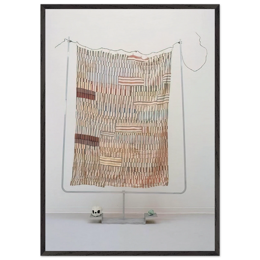 RAINBOW HARP 1985 - Robert Rauschenberg Framed Art Print – Black Wooden Frame - Default Title - -Framed Art Print