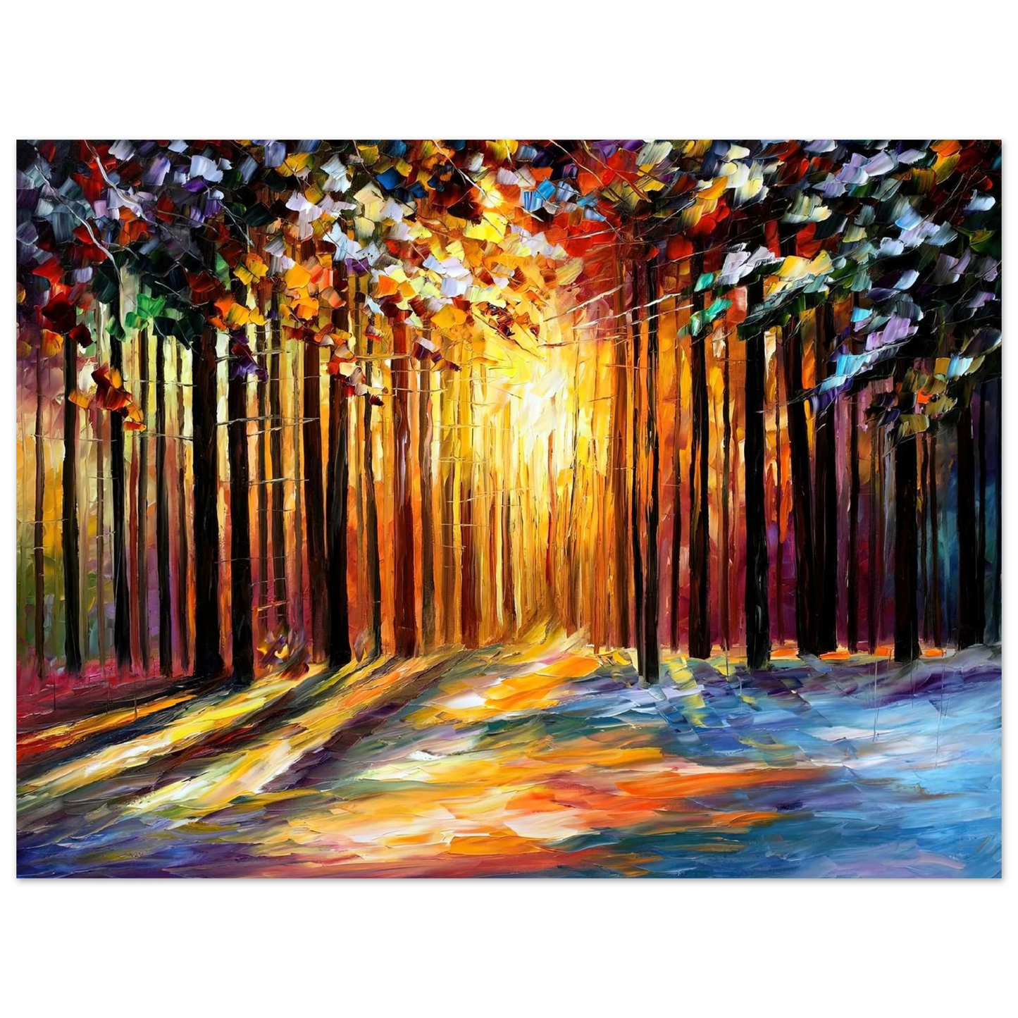 Leonid Afremov - Leonid Afremov Fine Art Poster - 13x18 cm / 5x7 inches