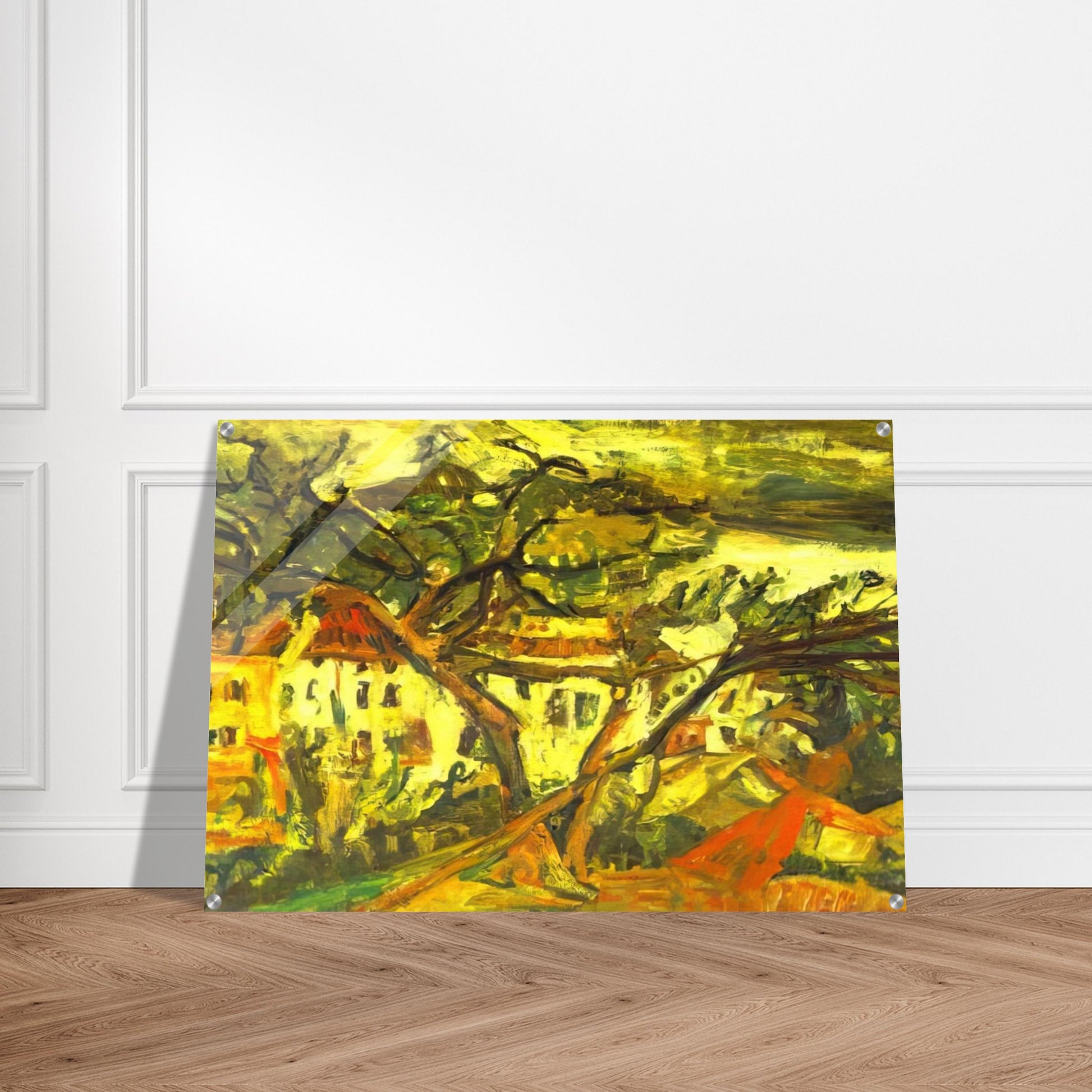 LANDSCAPE OF THE SOUTH OF FRANCE - Chaim Soutine Acrylic Print - 70x100 cm / 28x40″ inches | Chaim Soutine Wall Art | Chaim Soutine Prints