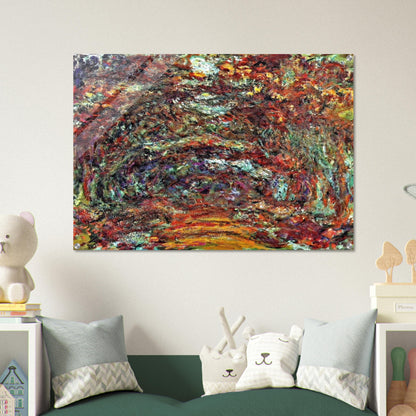 The Rose Path, Giverny - claude monet Acrylic Print - 70x100 cm / 28x40″ inches