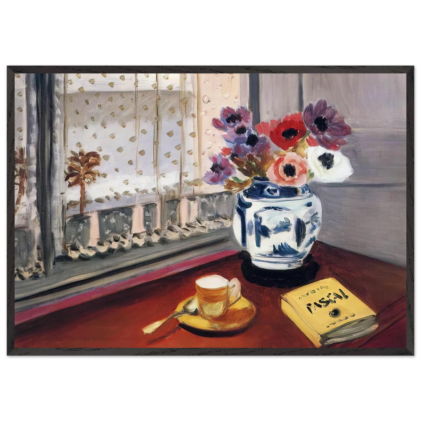 PASCAL S PENSEES 1924 - Henri Matisse Framed Art Print – Black Wooden Frame - Default Title - -Framed Art Print