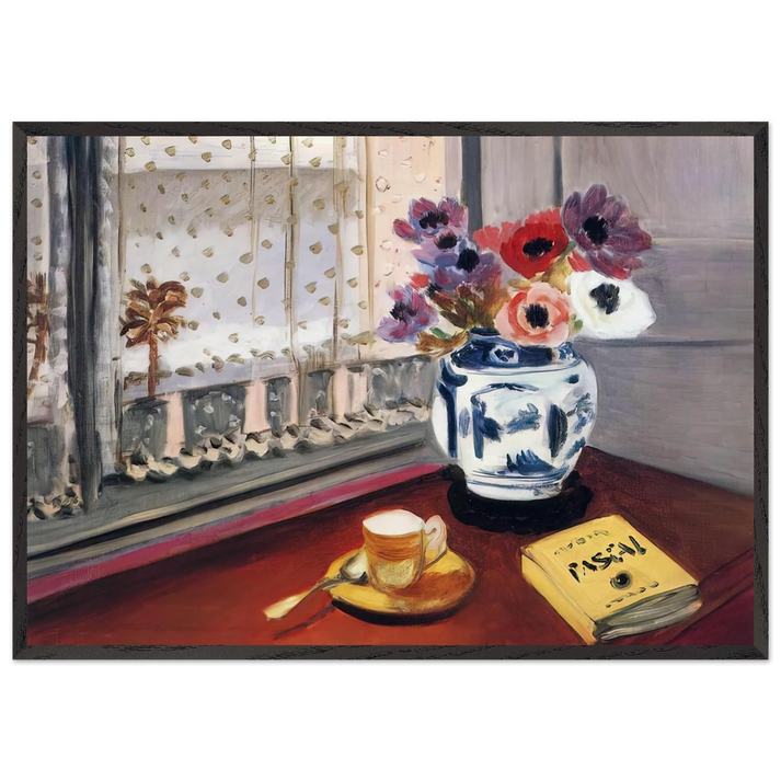 PASCAL S PENSEES 1924 - Henri Matisse 70x100 cm / 28x40 inches Framed Art Print – Black Wooden Frame