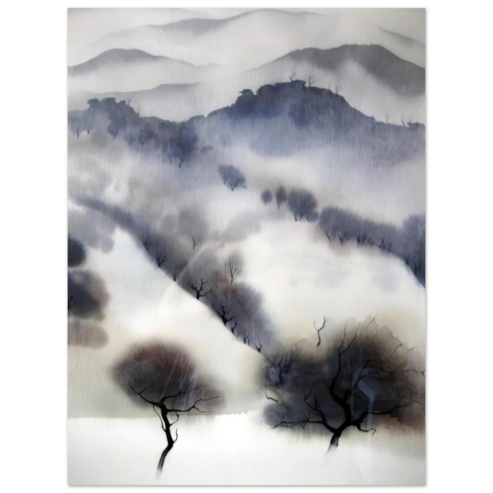 Eyvind Earle - California landscape  75x100 cm / 30x40inches Fine Art Poster