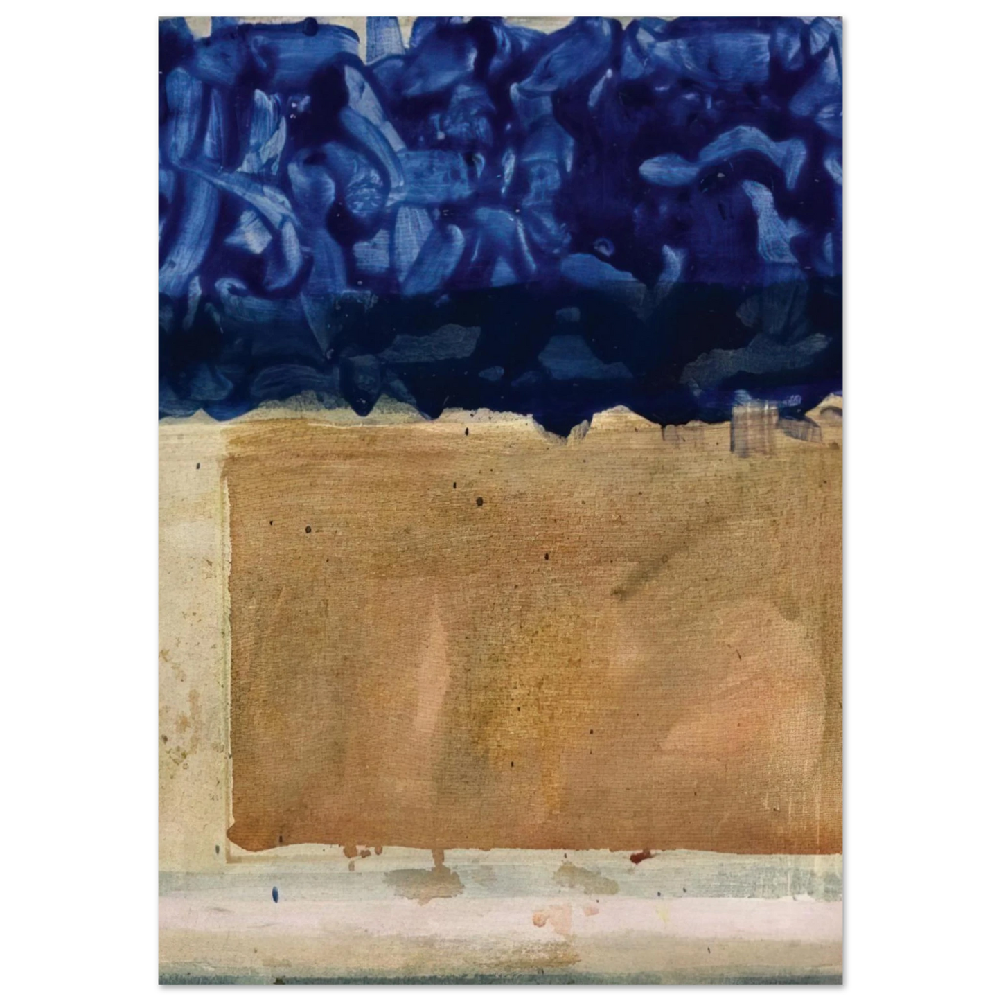 Helen Frankenthaler - Shoreline - 1952 Wall art - 28x43  cm / XL (11x17 inches) - Fine Art Poster - -