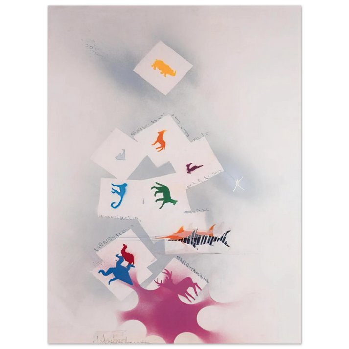 Alighiero Boetti - UNTITLED 2  75x100 cm / 30x40inches Fine Art Poster
