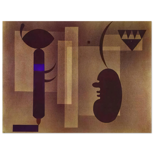 Wassily Kandinsky - GLOOMY SITUATION 1933 Fine Art Poster - Default Title