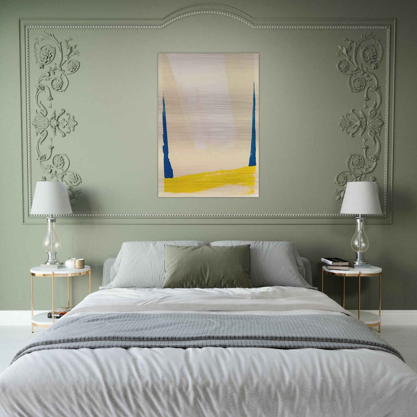 White Portal - 1967 - Helen Frankenthaler Brushed Aluminum Print - 70x100 cm / 28x40 inches | Helen Frankenthaler Aluminum Print | Helen Frankenthaler Prints