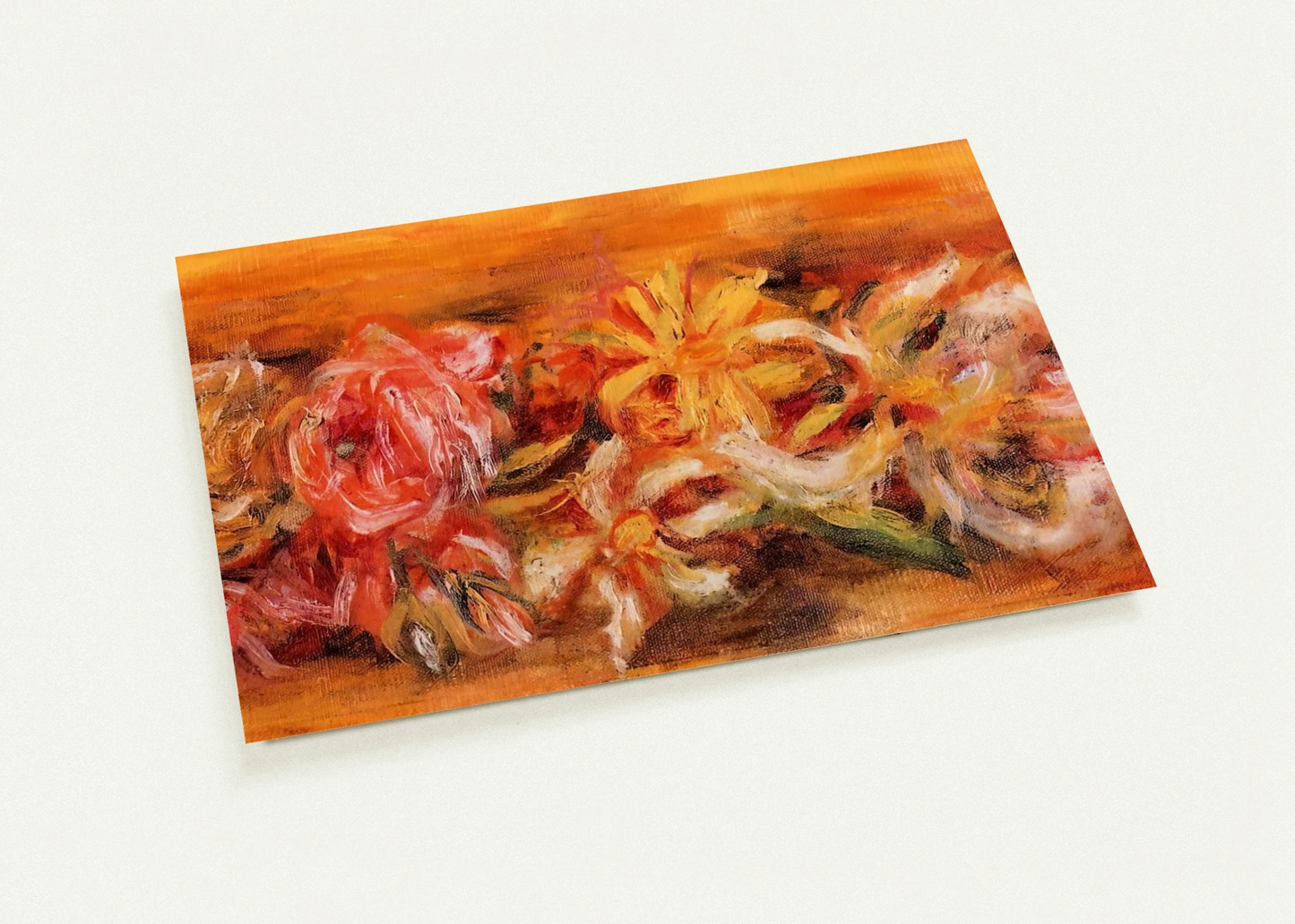 Garland of Flowers By Pierre-Auguste Renoir Pack of 10 Post Cards | Pierre-Auguste Renoir Post Cards | A6 (10.5 x 14.8 cm) - 4.1 x 5.8 inches