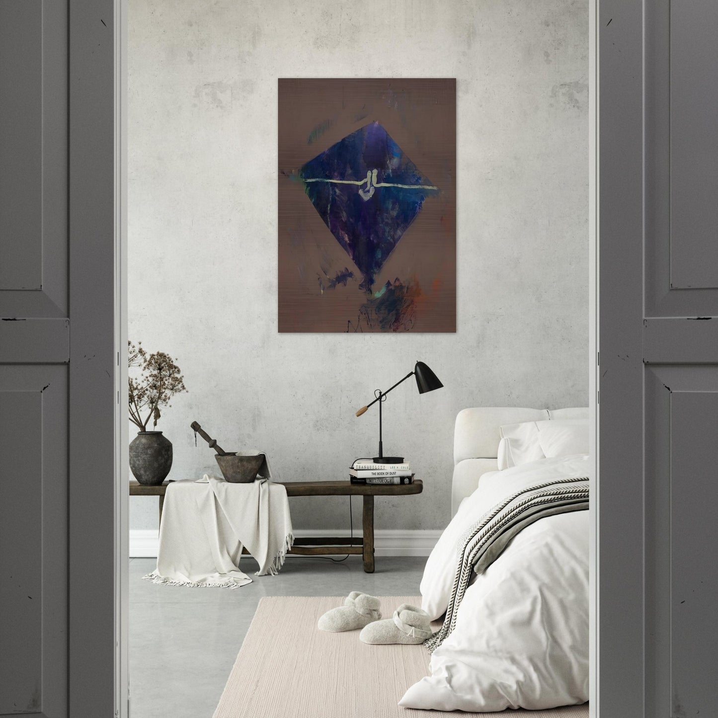 Untitled Sunset Series 33  - 1965 - John Altoon Brushed Aluminum Print - 70x100 cm / 28x40 inches | John Altoon Aluminum Print | John Altoon Prints