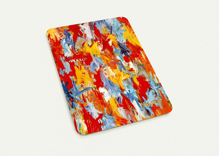 FALSE START 1959 By Jasper Johns Pack of 10 Post Cards | Jasper Johns Post Cards | A6 (10.5 x 14.8 cm) - 4.1 x 5.8 inches