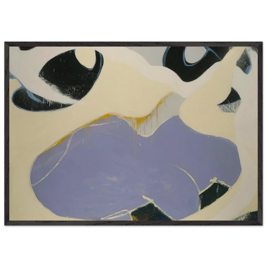 Thamyris - 1972 - Norman Bluhm Framed Art Print – Black Wooden Frame - Default Title - -Framed Art Print