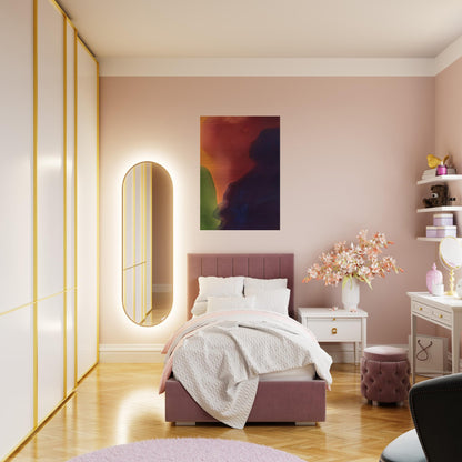 Blue Atmosphere III - 1963 - Helen Frankenthaler Brushed Aluminum Print - 70x100 cm / 28x40 inches | Helen Frankenthaler Aluminum Print | Helen Frankenthaler Prints