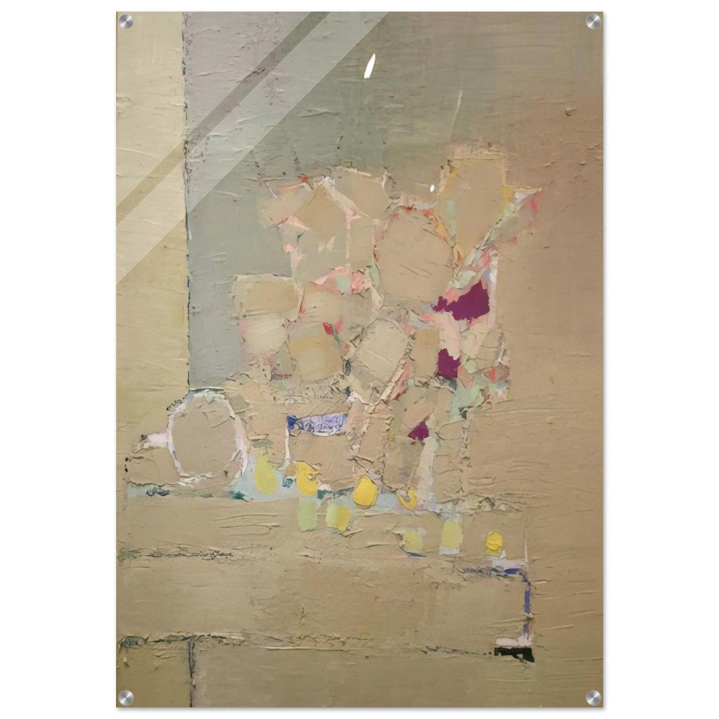 Flowers - 1953 - Nicolas de Stael Acrylic Print - 70x100 cm / 28x40″ inches | Nicolas de Stael Wall Art | Nicolas de Stael Prints