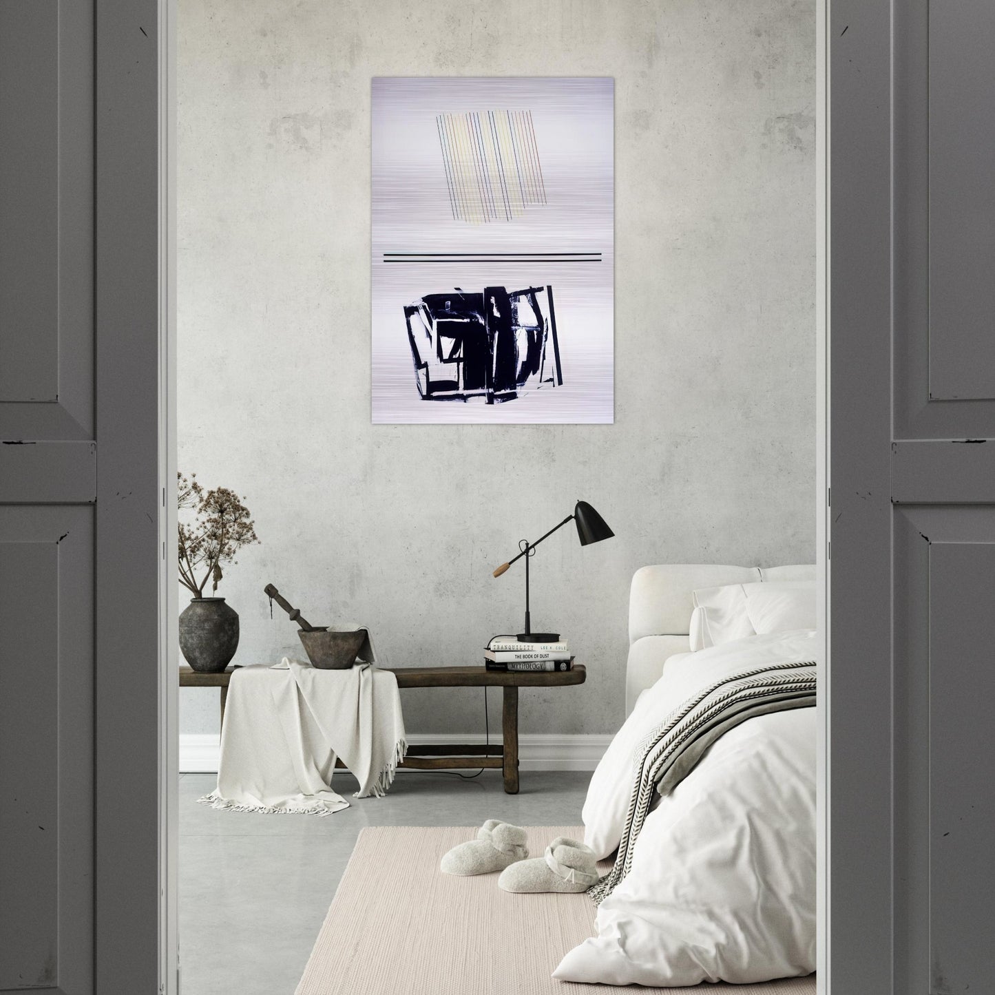 Mother Of All Paintings - 1990 - Ronnie Landfield Brushed Aluminum Print - 70x100 cm / 28x40 inches | Ronnie Landfield Aluminum Print | Ronnie Landfield Prints