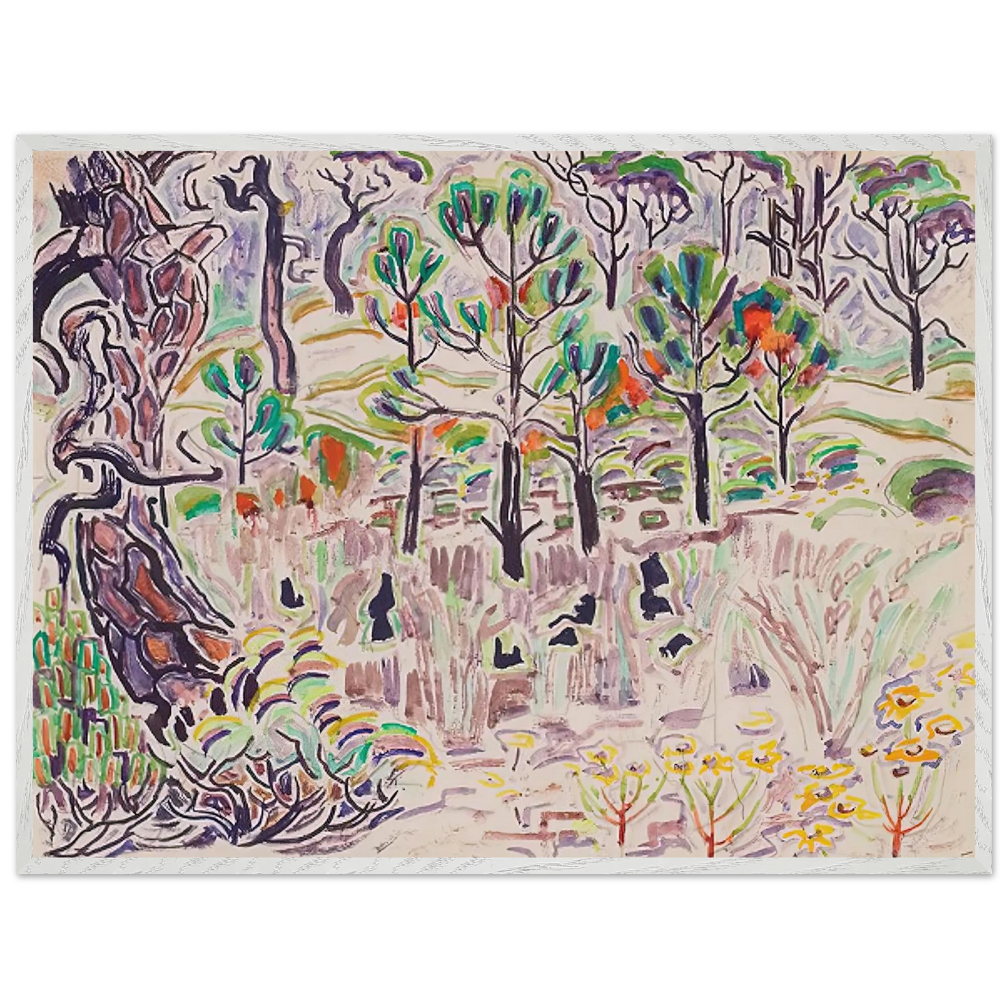 Walter Inglis Anderson - Walter Anderson Wall art - A3 (29.7 x 42  cm) - Premium Wooden Framed Poster With Fine Art Paper - Wood frame