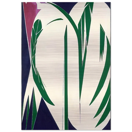 Rising Green - Lee Krasner Brushed Aluminum Print - 70x100 cm / 28x40 inches | Lee Krasner Aluminum Print | Lee Krasner Prints