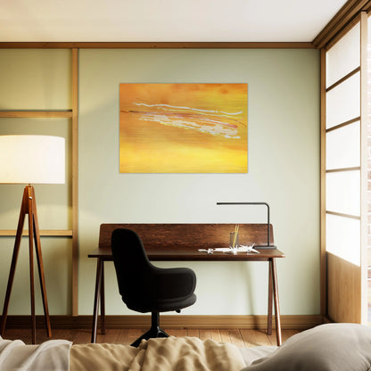 Spirit in the Sky - 1969 - Ronnie Landfield Brushed Aluminum Print - 70x100 cm / 28x40 inches | Ronnie Landfield Aluminum Print | Ronnie Landfield Prints