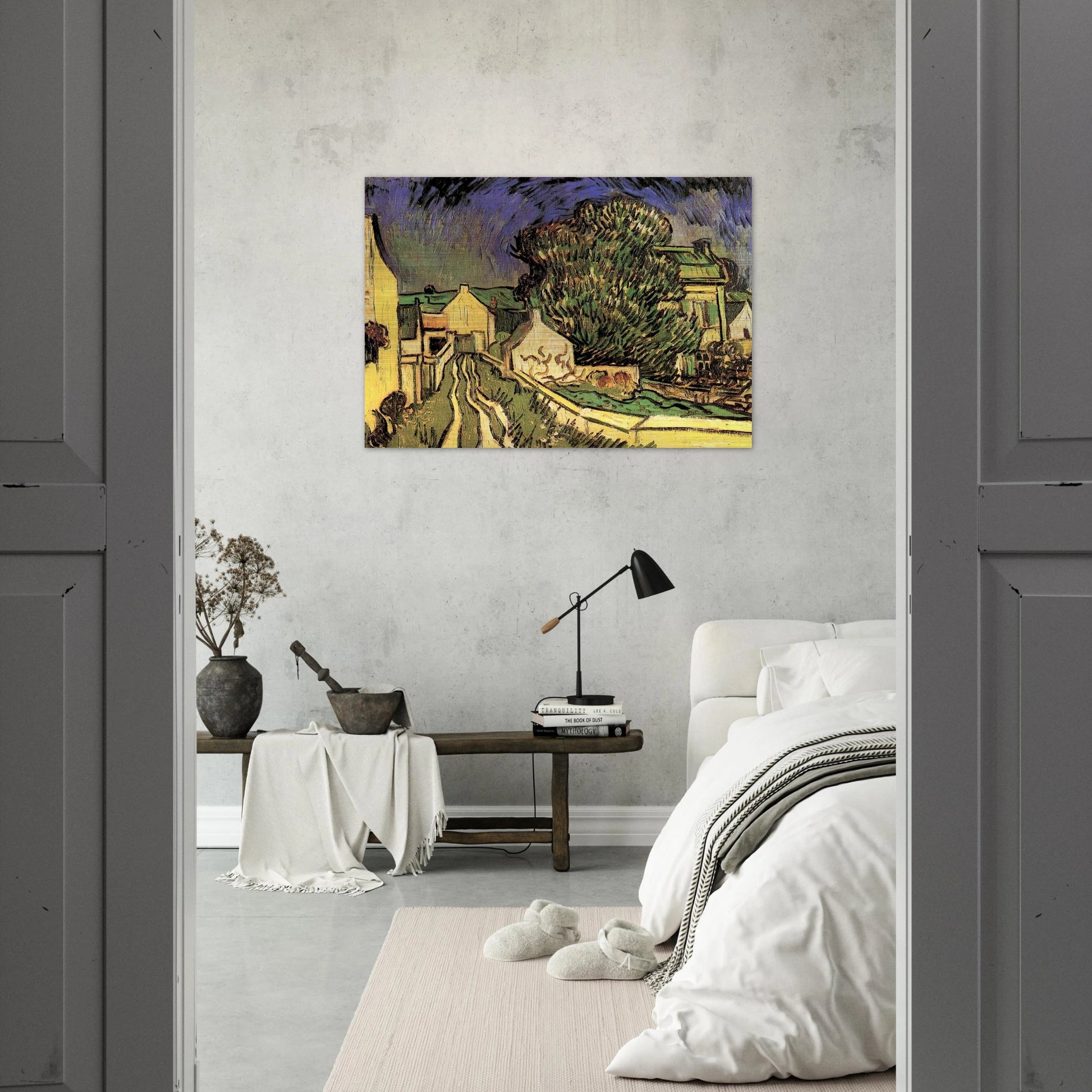 The House of Pere Pilon - Vincent van Gogh Brushed Aluminum Print - 70x100 cm / 28x40 inches | Vincent van Gogh Aluminum Print | Vincent van Gogh Prints