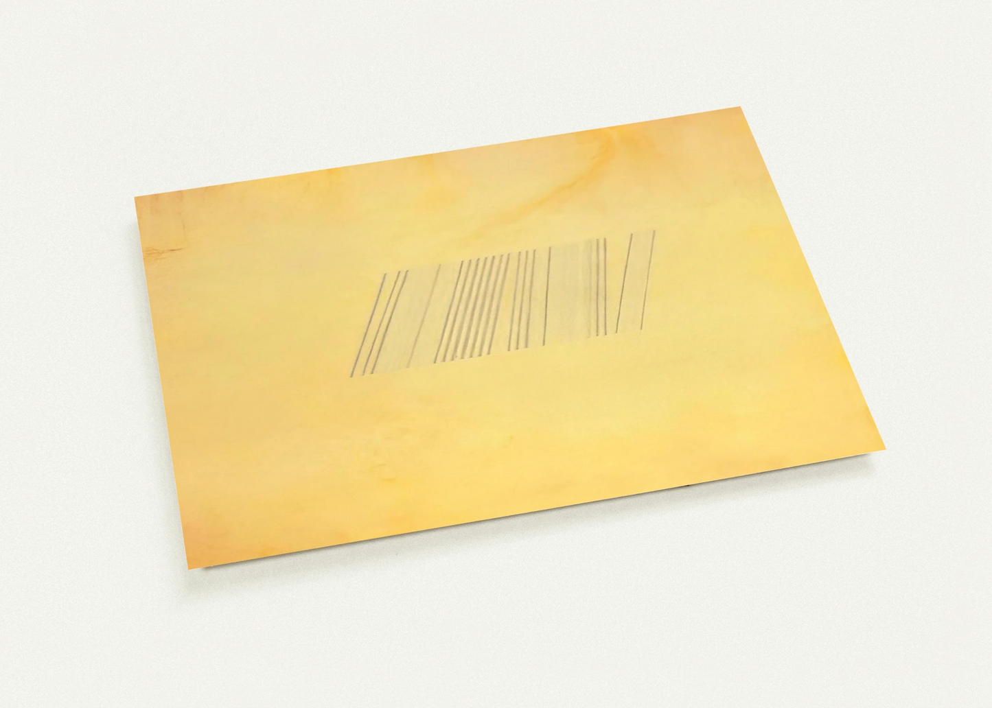 Blue Line Painting - 1969 By Ronnie Landfield Pack of 10 Post Cards | Ronnie Landfield Post Cards | A6 (10.5 x 14.8 cm) - 4.1 x 5.8 inches