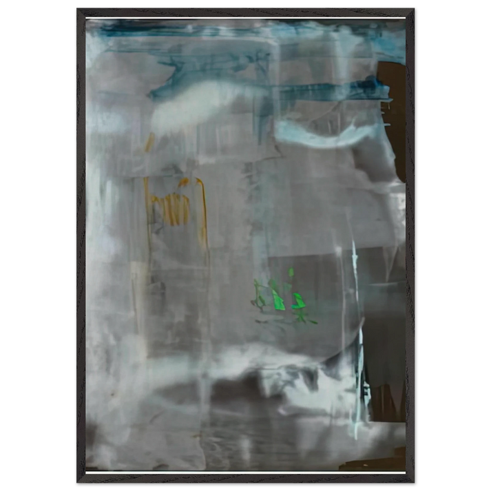 Portrait of a Lady in White 1979- - Helen Frankenthaler 70x100 cm / 28x40 inches Framed Art Print – Black Wooden Frame