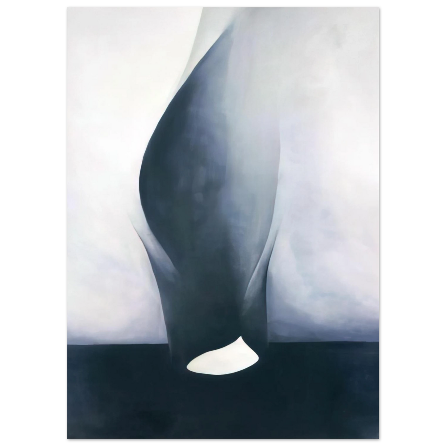 Georgia O'Keeffe - Shell and Old Shingle VI Fine Art Poster - 40x60 cm / 16x24 inches