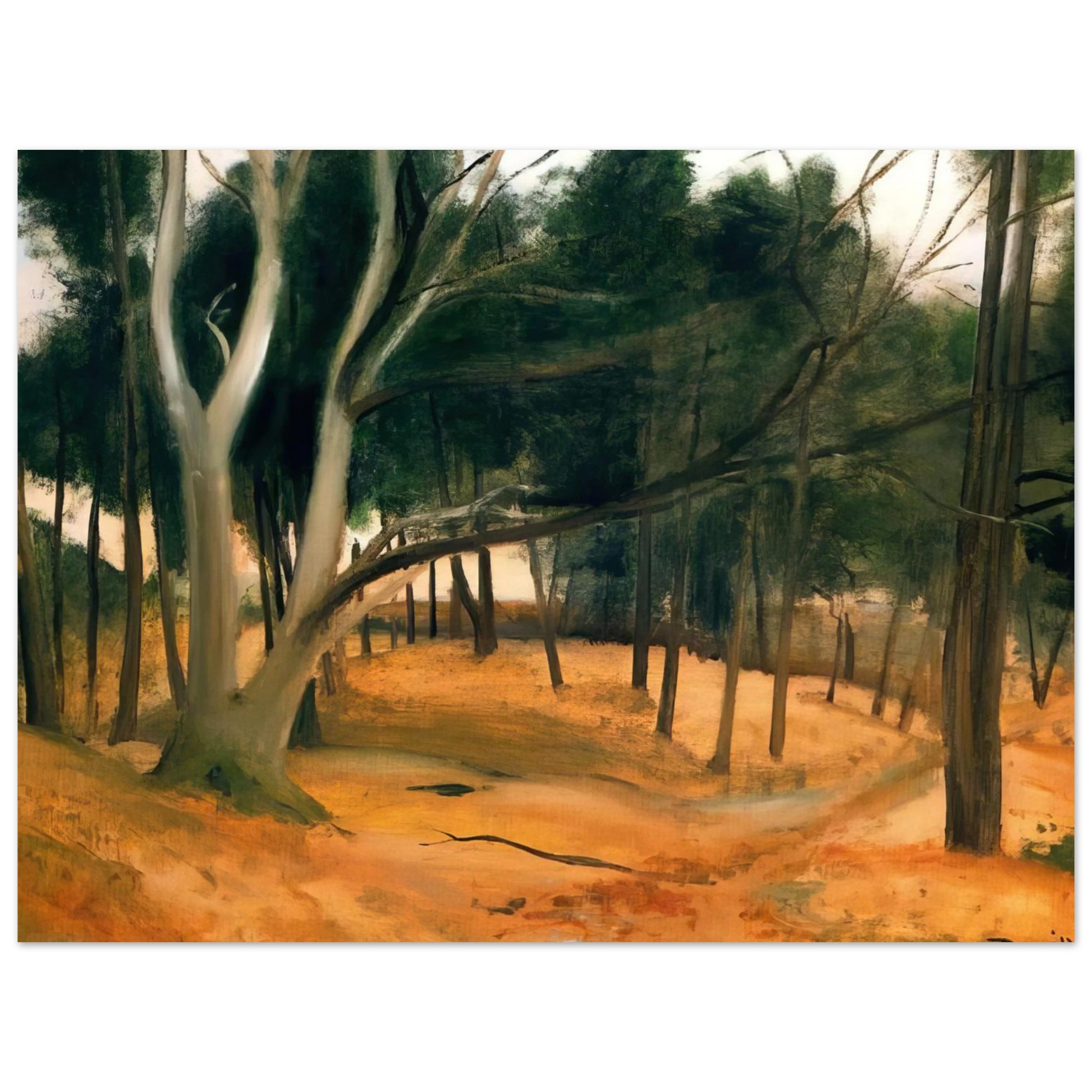 Andre Derain - THE PATH OF FOREST 1928 Fine Art Poster - Default Title
