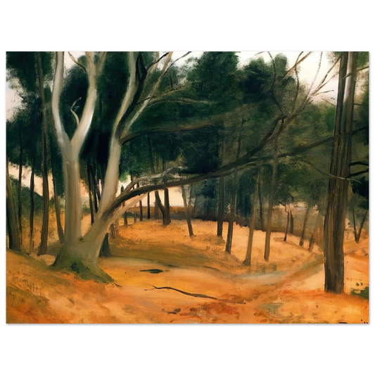 Andre Derain - THE PATH OF FOREST 1928 Fine Art Poster - Default Title