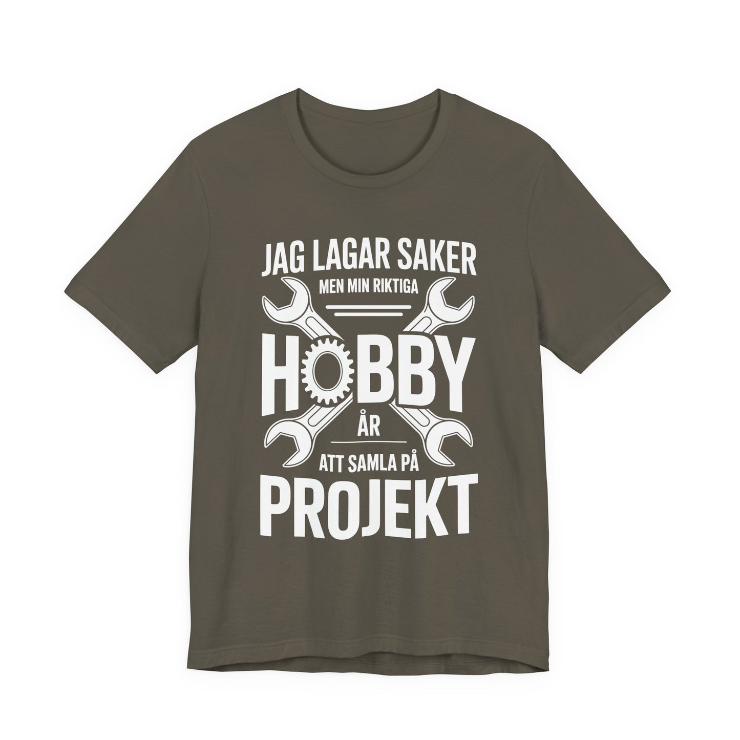 Progetto Hobby Tee - Camicia divertente fai-da-te per artigiani, regalo per l'uomo tuttofare, Festa del Papà, abbigliamento casual, abbigliamento da officina