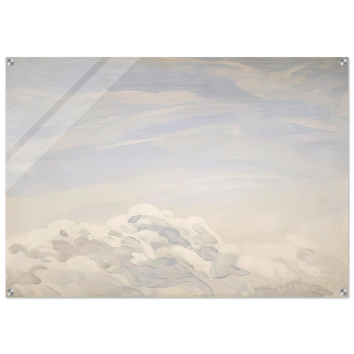 Study for Clouds I - 1979 - Neil Welliver Acrylic Print - 70x100 cm / 28x40″ inches | Neil Welliver Wall Art | Neil Welliver Prints