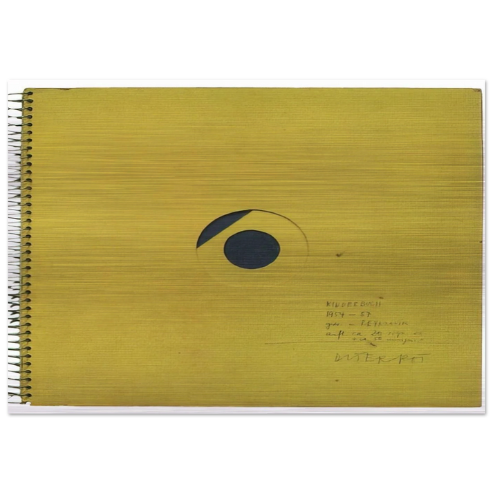 Children's Book - 1957 - Dieter Roth Brushed Aluminum Print - 70x100 cm / 28x40 inches | Dieter Roth Aluminum Print | Dieter Roth Prints