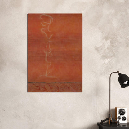 Infinity Field, T Series #34 - 1990 - Theodoros Stamos Brushed Aluminum Print - 70x100 cm / 28x40 inches | Theodoros Stamos Aluminum Print | Theodoros Stamos Prints