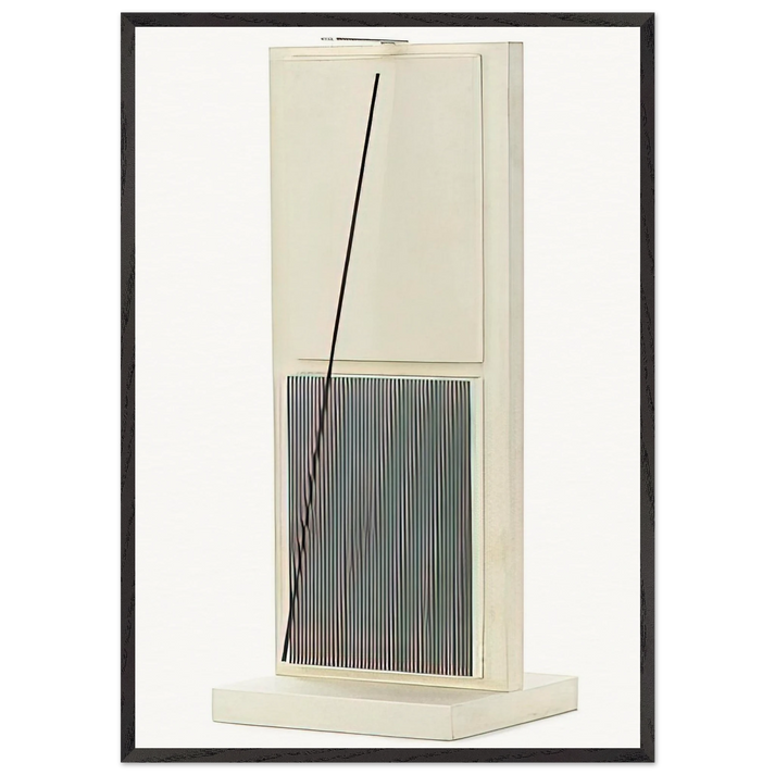 UNTITLED FROM THE JAI ALAI SERIES - Jesus Rafael Soto 70x100 cm / 28x40 inches Framed Art Print – Black Wooden Frame