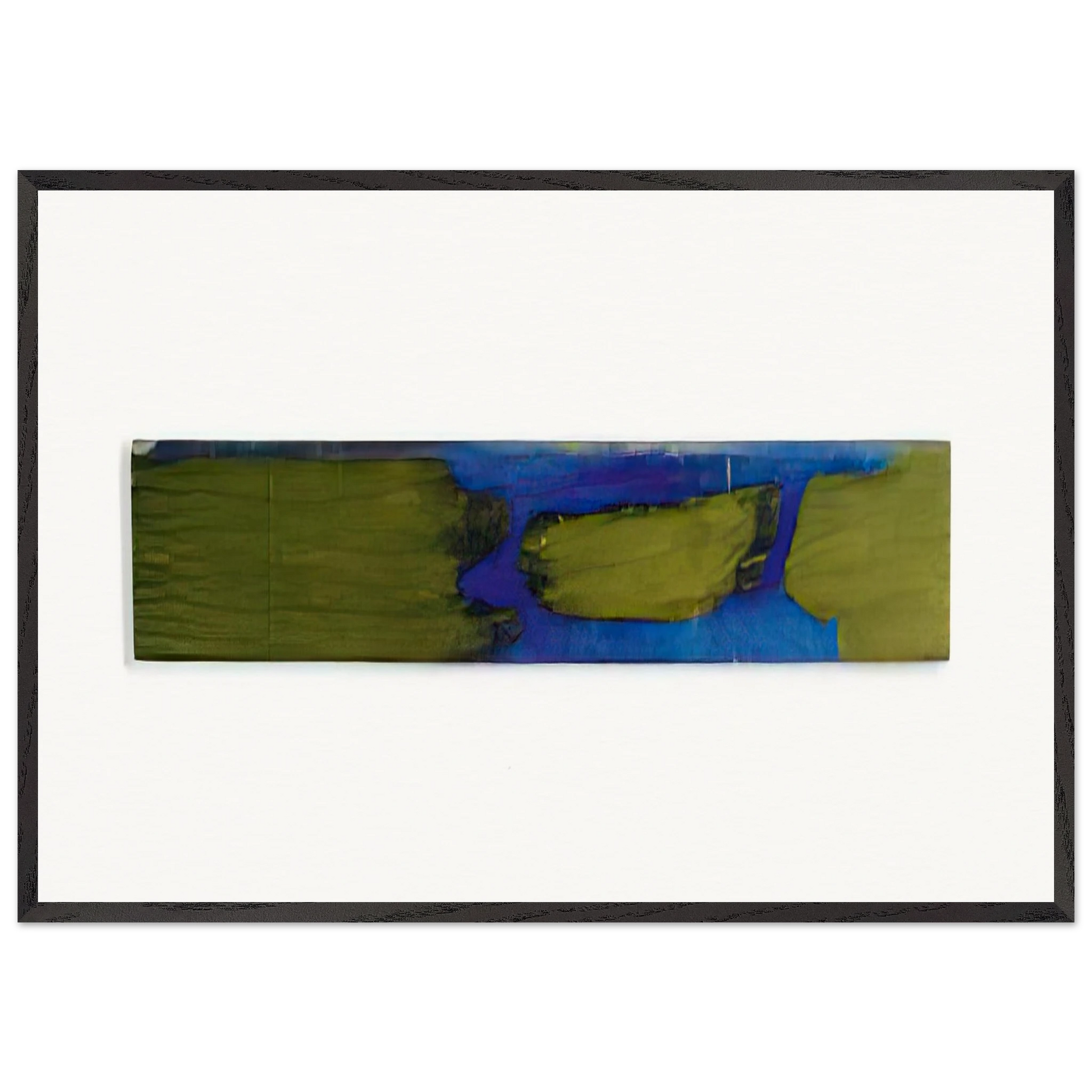 Ohne Titel - 1964 - Blinky Palermo Framed Art Print – Black Wooden Frame - Default Title - -Framed Art Print