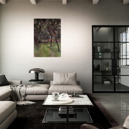 A Close - Paul Cézanne Brushed Aluminum Print - 70x100 cm / 28x40 inches | Paul Cézanne Aluminum Print | Paul Cézanne Prints