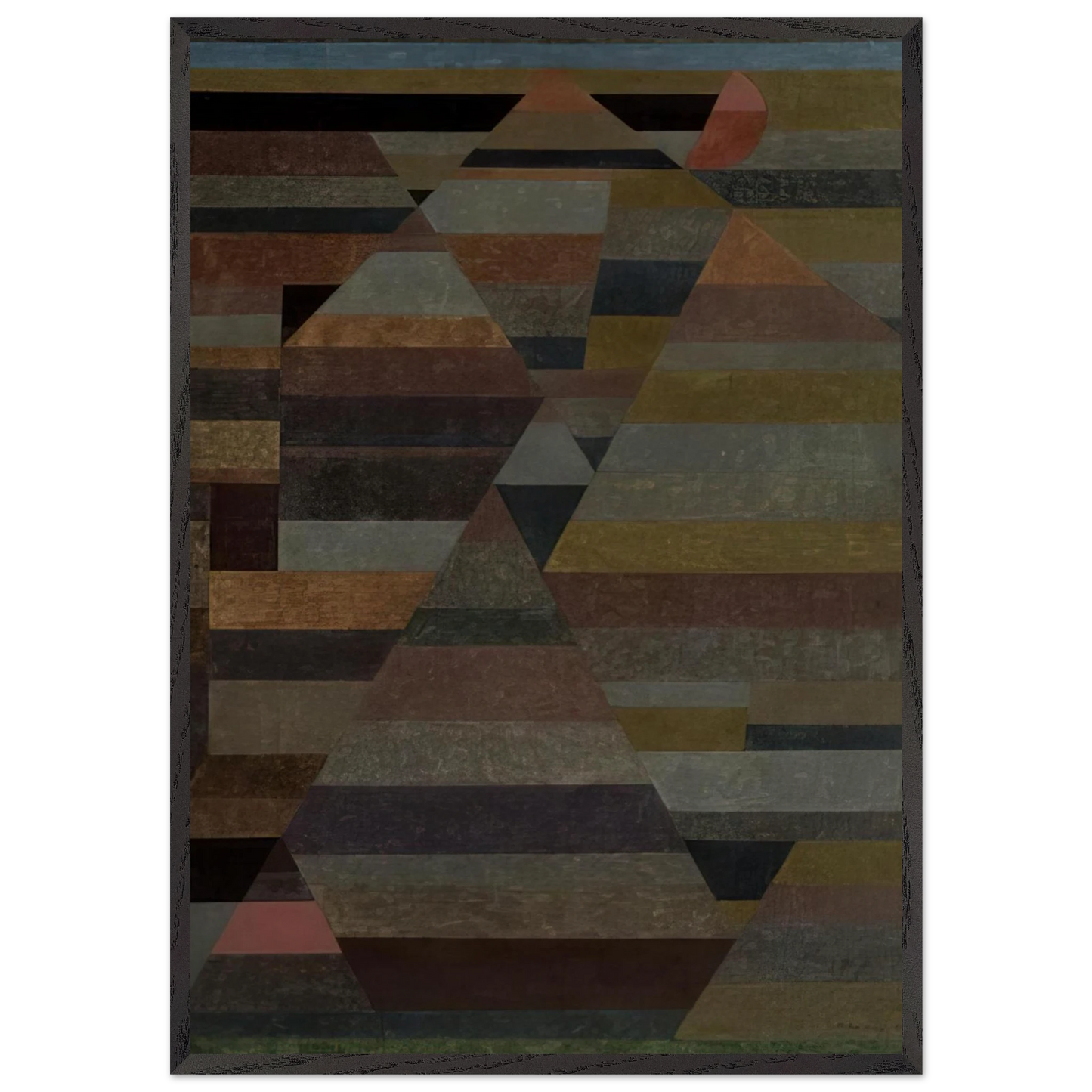 NECROPOLIS 1929 - Paul Klee Framed Art Print – Black Wooden Frame - Default Title - -Framed Art Print