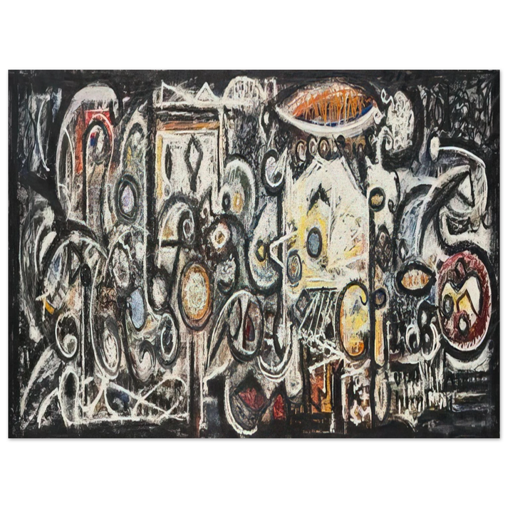 Richard Pousette-Dart - Fugue Number 2 - 1943  75x100 cm / 30x40inches Fine Art Poster