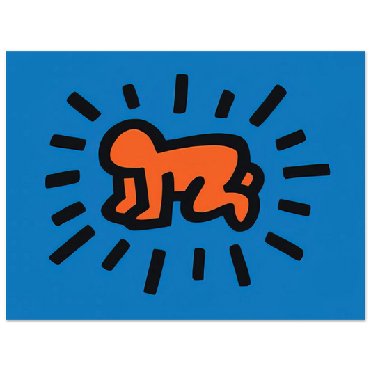 Keith Haring - RADIANT BABY FROM ICONS SERIES 1990 Fine Art Poster - Default Title