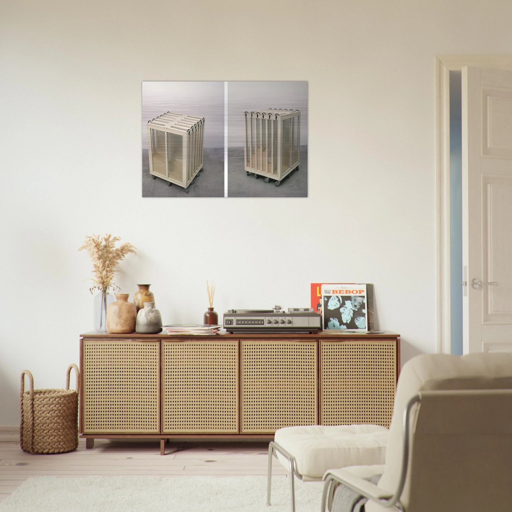 Knoblauchtruhe - 1971 - Dieter Roth Brushed Aluminum Print - 70x100 cm / 28x40 inches | Dieter Roth Aluminum Print | Dieter Roth Prints