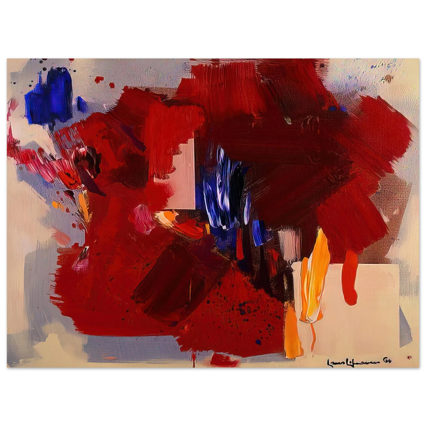 Hans Hofmann - The Clash Fine Art Poster - Default Title