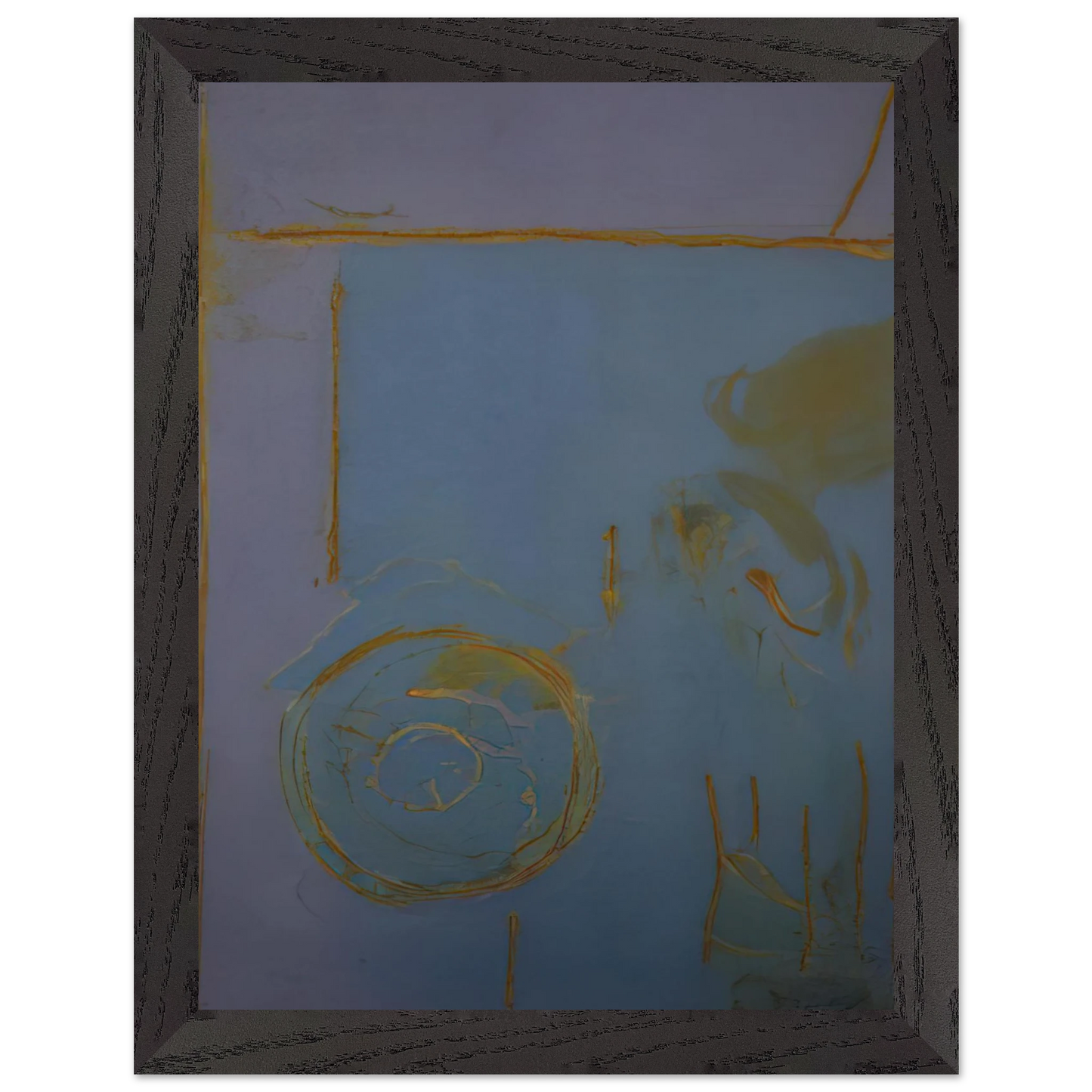 Helen Frankenthaler - Guadalupe - 1989 Wall art - 20x25 cm / 8x10 Inches - Premium Wooden Framed Poster With Fine Art Paper - Wood frame