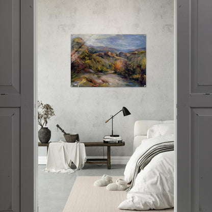 The Hills of Cagnes - Pierre-Auguste Renoir Acrylic Print - 70x100 cm / 28x40″ inches