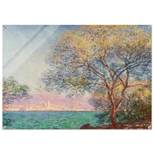 Antibes in the Morning - claude monet Acrylic Print - 70x100 cm / 28x40″ inches